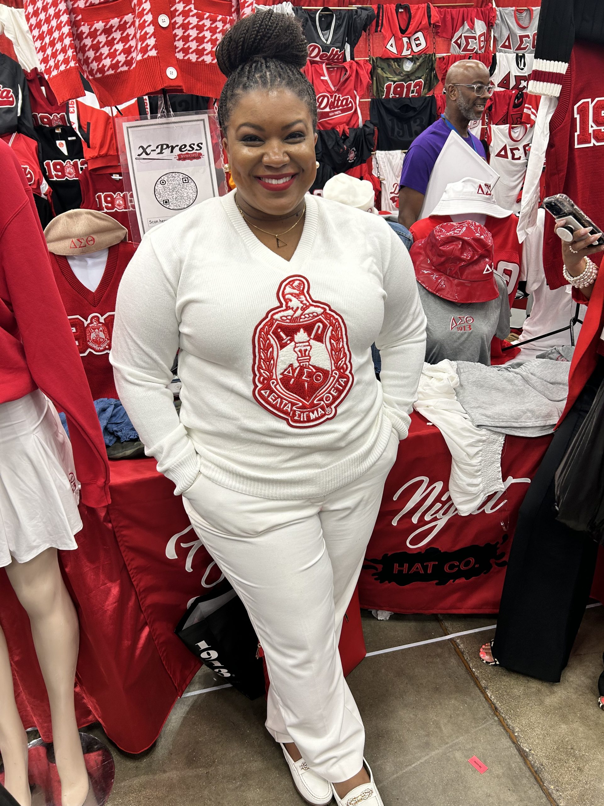 Delta V-neck chenille sweater