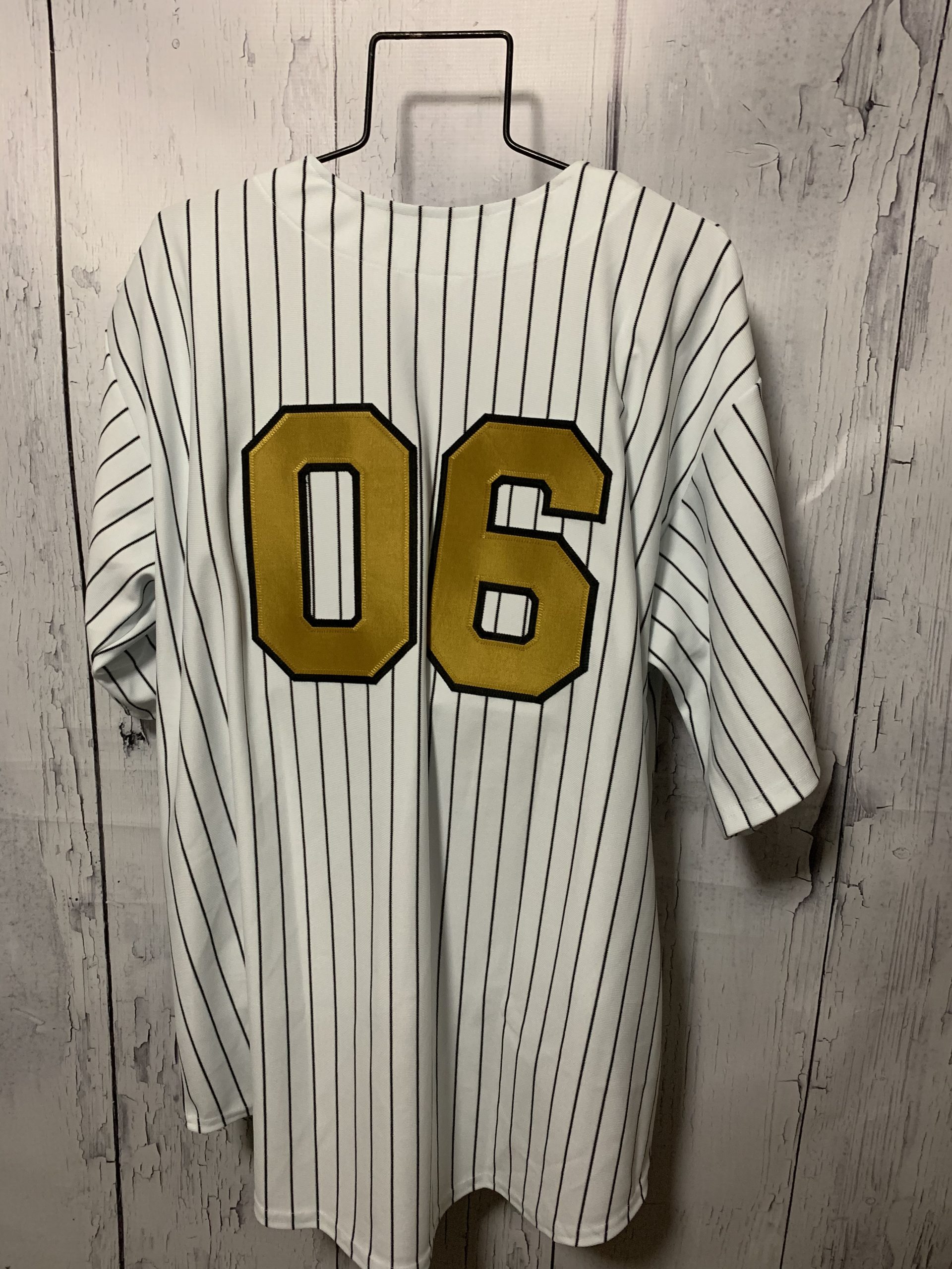 OCC - Banner Pinstripe Baseball Jersey - Large 