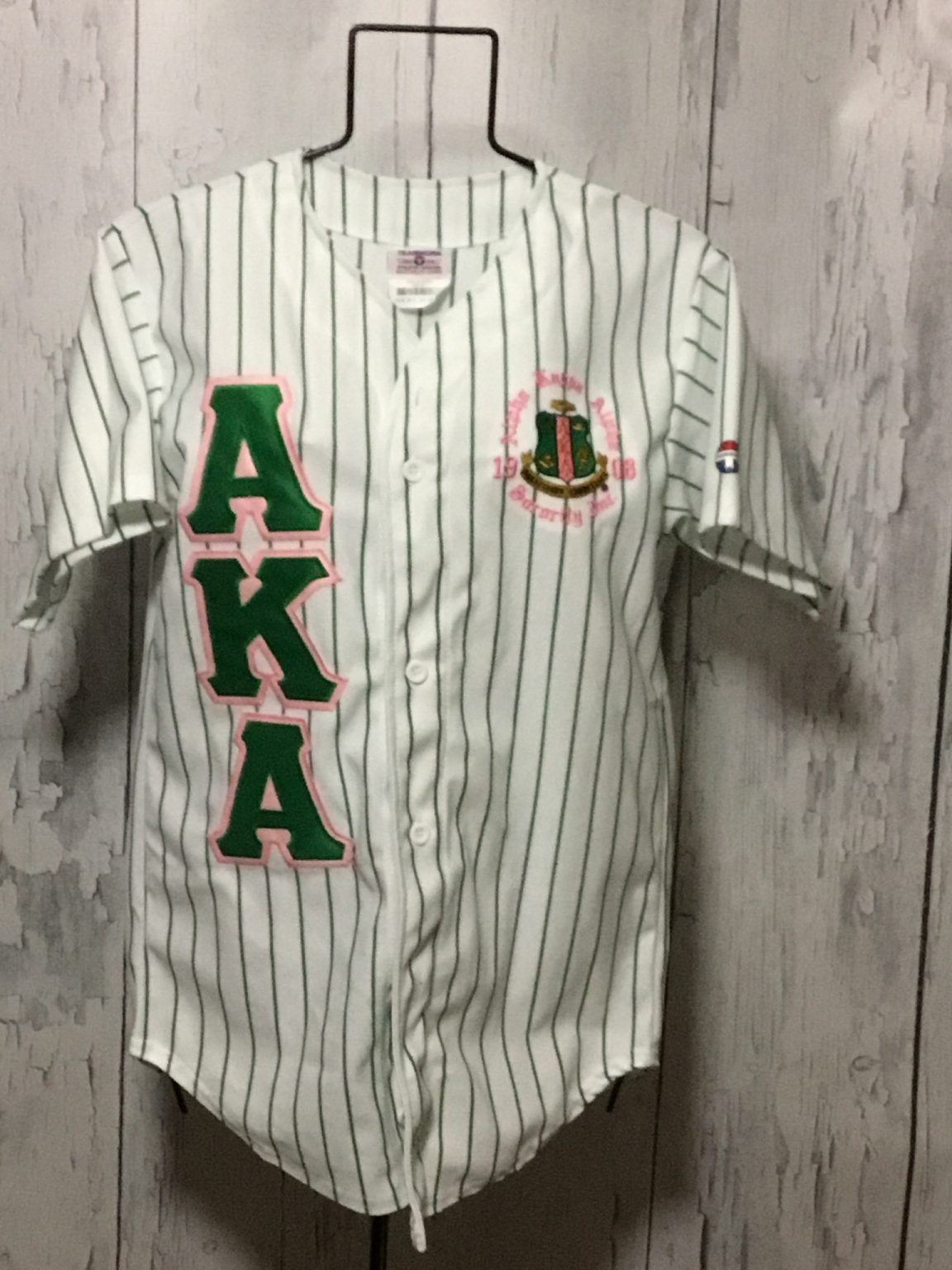 Omega PINSTRIPE BASEBALL JERSEY Xpress Yourself Sportswear