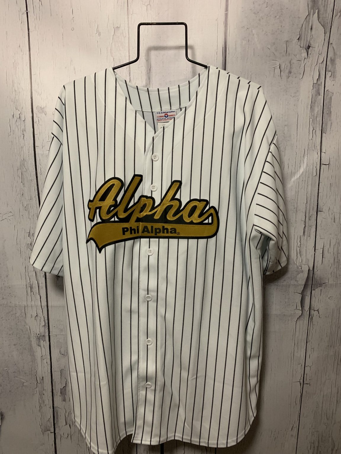 Omega PINSTRIPE BASEBALL JERSEY Xpress Yourself Sportswear