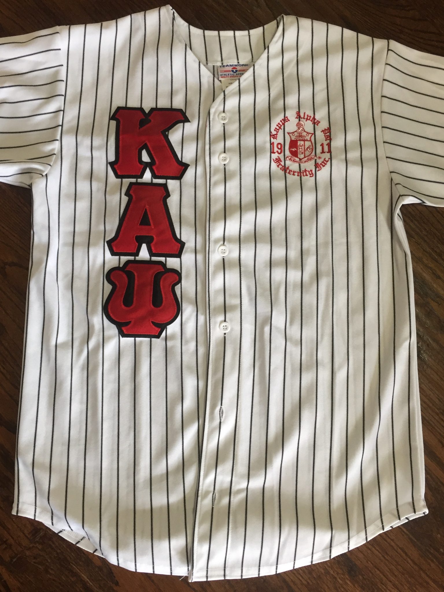 Omega PINSTRIPE BASEBALL JERSEY Xpress Yourself Sportswear