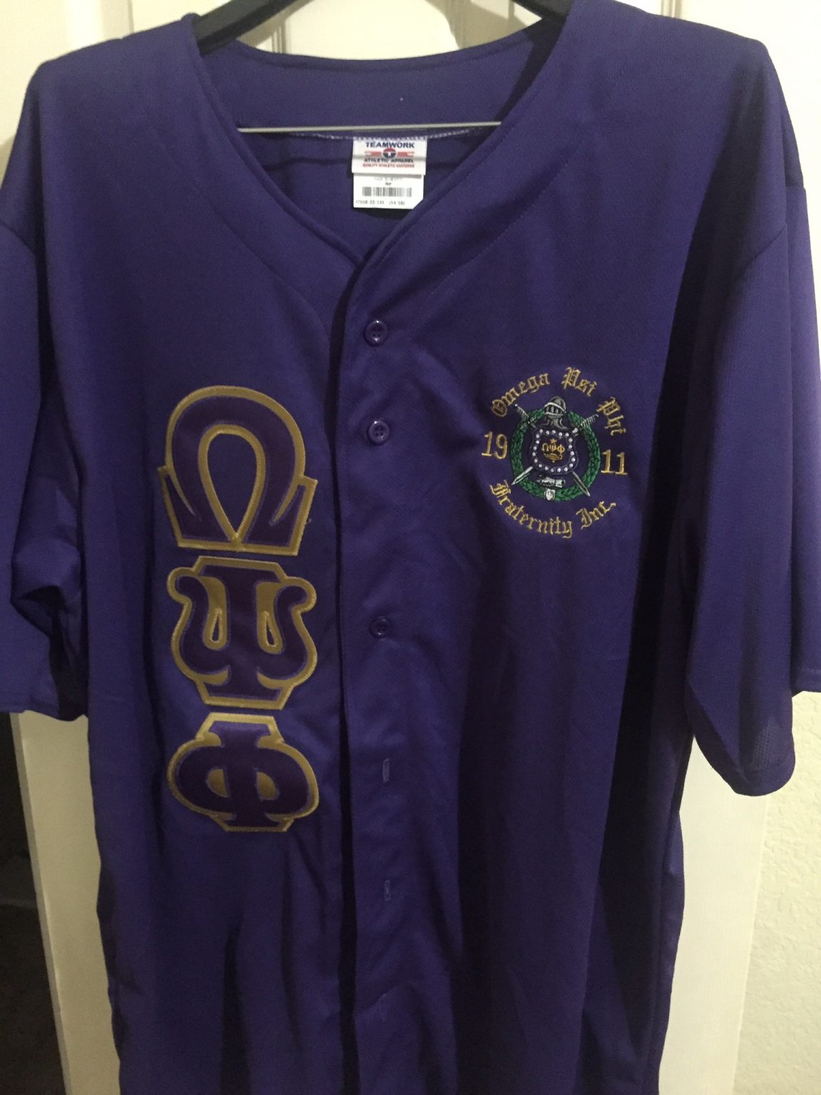 Omega BASEBALL JERSEY Xpress Yourself Sportswear